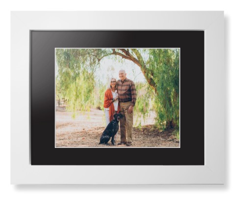 Landscape Photo Gallery Framed Print, White, Contemporary, White, Black, Single piece, 8x10, Multicolor, multi