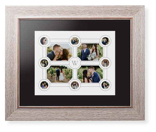 Vintage Family Tree Framed Print, Rustic, Modern, None, Black, Single piece, 8x10, White