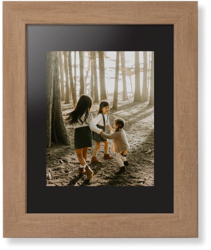 Photo Gallery Framed Print, Natural, Contemporary, Black, Black, Single piece, 8x10, Multicolor