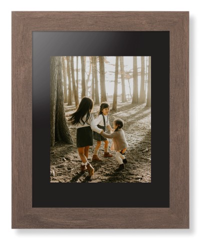 Photo Gallery Framed Print, Walnut, Contemporary, Black, Black, Single piece, 8x10, Multicolor, multi