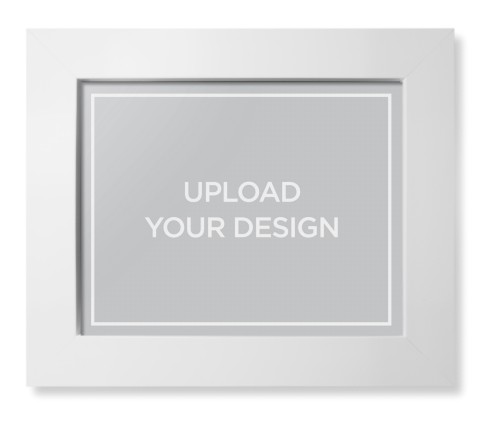 Upload Your Own Design Framed Print, White, Contemporary, None, None, Single piece, 8x10, Multicolor