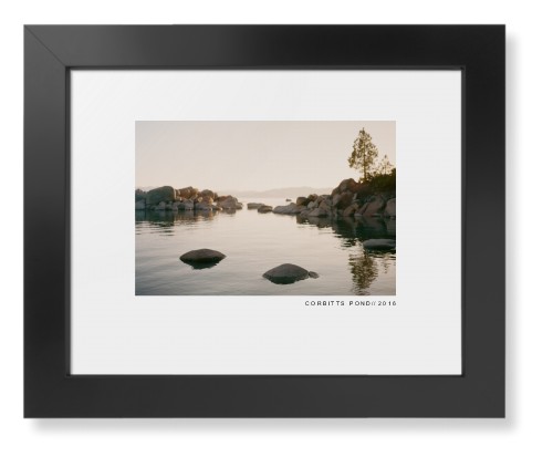 Modern Gallery Framed Print, Black, Contemporary, None, White, Single piece, 8x10, White