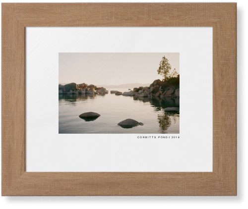 Modern Gallery Framed Print, Natural, Contemporary, White, White, Single piece, 8x10, White