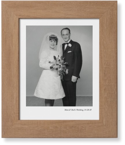 Modern Gallery of One Portrait Framed Print, Natural, Contemporary, None, None, Single piece, 8x10, Multicolor