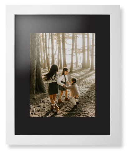 Photo Gallery Framed Print, White, Contemporary, Black, Black, Single piece, 11x14, Multicolor, multi