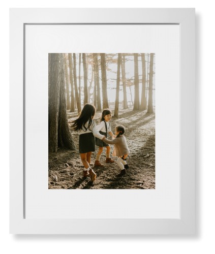 Photo Gallery Framed Print, White, Contemporary, White, White, Single piece, 11x14, Multicolor