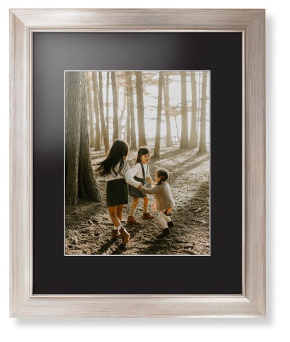 Photo Gallery Framed Print, Metallic, Modern, White, Black, Single piece, 11x14, Multicolor, multi