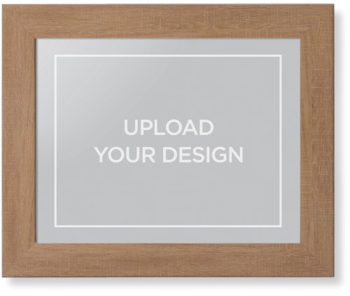Upload Your Own Design Framed Print, Natural, Contemporary, None, None, Single piece, 11x14, Multicolor