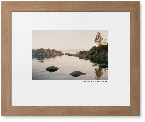 Modern Gallery Framed Print, Natural, Contemporary, None, White, Single piece, 11x14, White, white