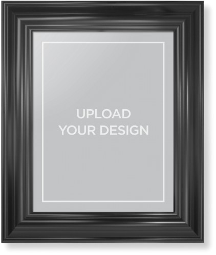 Upload Your Own Design Portrait Framed Print, Black, Classic, None, None, Single piece, 11x14, Multicolor