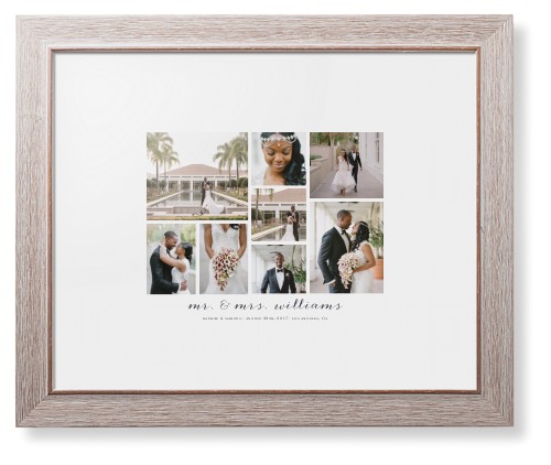 Clean Gallery Collage of Eight Framed Print, Rustic, Modern, None, White, Single piece, 11x14, Multicolor, multi