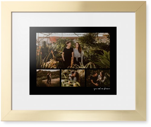 Modern Hero Gallery Of Four Framed Print, Matte Gold, Contemporary, None, White, Single piece, 11x14, Multicolor, multi