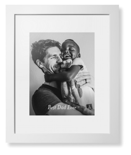 Gradient Portrait Framed Print, White, Contemporary, White, White, Single piece, 11x14, White
