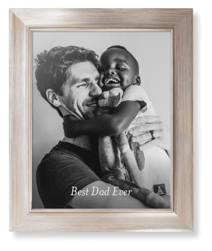 Gradient Portrait Framed Print, Metallic, Modern, None, None, Single piece, 11x14, White, white