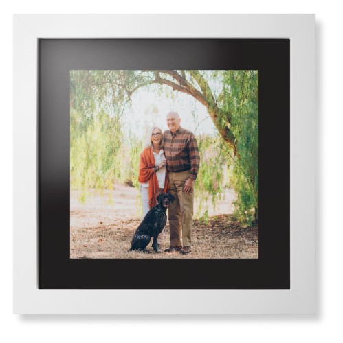 Landscape Photo Gallery Framed Print, White, Contemporary, Black, Black, Single piece, 12x12, Multicolor