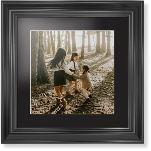 Photo Gallery Framed Print, Black, Classic, White, Black, Single piece, 12x12, Multicolor