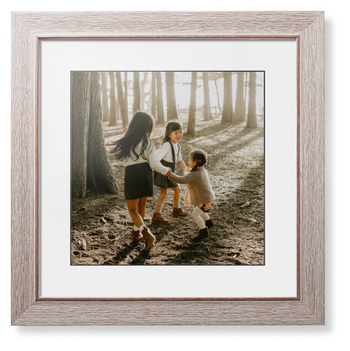 Photo Gallery Framed Print, Rustic, Modern, Black, White, Single piece, 12x12, Multicolor, multi