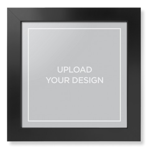Upload Your Own Design Framed Print, Black, Contemporary, None, None, Single piece, 12x12, Multicolor, multi