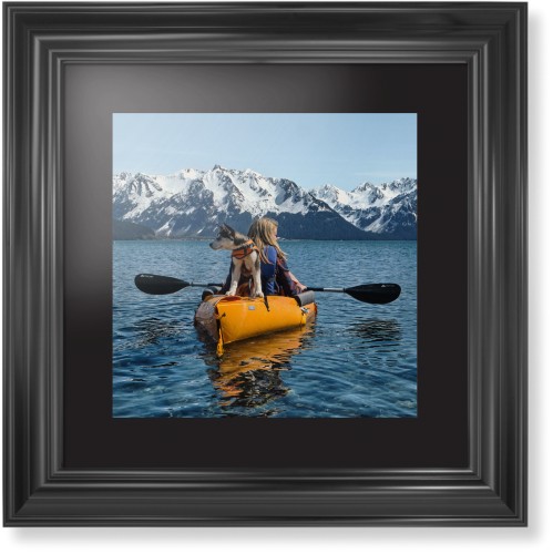 Photo Gallery Landscape Framed Print, Black, Classic, None, Black, Single piece, 12x12, Multicolor