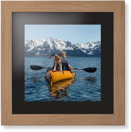 Photo Gallery Landscape Framed Print, Natural, Contemporary, Black, Black, Single piece, 12x12, Multicolor, multi