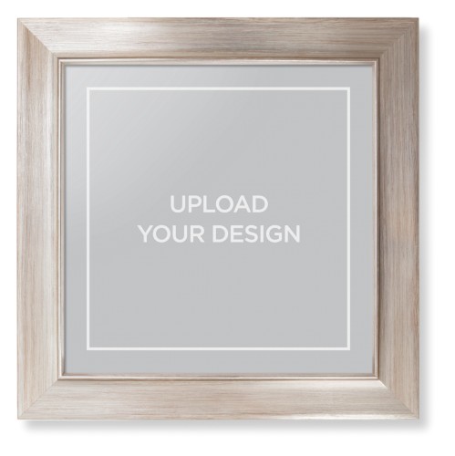 Upload Your Own Design Portrait Framed Print, Metallic, Modern, None, None, Single piece, 12x12, Multicolor