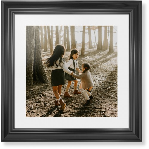 Photo Gallery Framed Print, Black, Classic, None, White, Single piece, 16x16, Multicolor