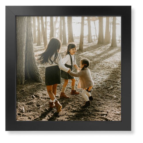 Photo Gallery Framed Print, Black, Contemporary, None, None, Single piece, 16x16, Multicolor