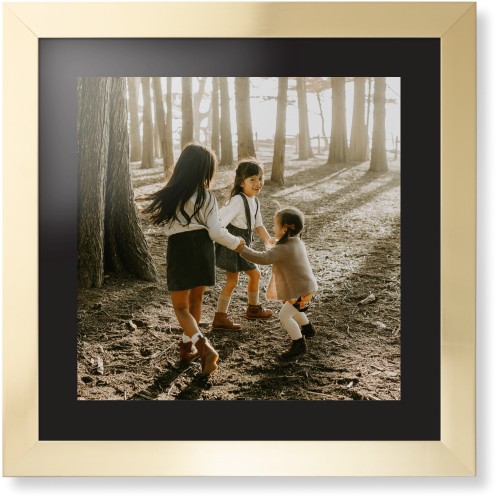 Photo Gallery Framed Print, Matte Gold, Contemporary, Black, Black, Single piece, 16x16, Multicolor, multi