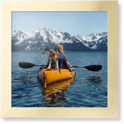 Photo Gallery Landscape Framed Print, Matte Gold, Contemporary, None, None, Single piece, 16x16, Multicolor, multi