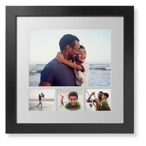 Framatic Modern Black 20x24 Frame w/ 16x20 Mat