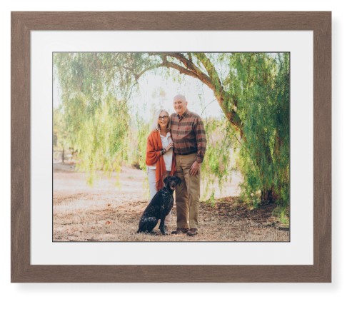 Landscape Photo Gallery Framed Print, Walnut, Contemporary, Black, White, Single piece, 16x20, Multicolor, multi