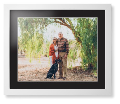 Landscape Photo Gallery Framed Print, White, Contemporary, White, Black, Single piece, 16x20, Multicolor, multi