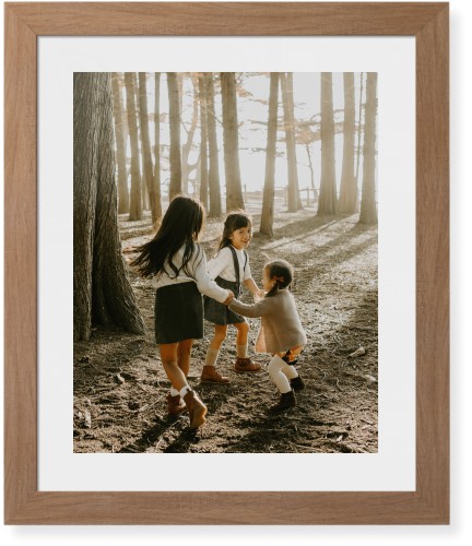 Photo Gallery Framed Print, Natural, Contemporary, White, White, Single piece, 16x20, Multicolor