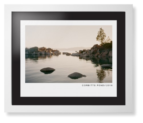 Modern Gallery Framed Print, White, Contemporary, None, Black, Single piece, 16x20, White