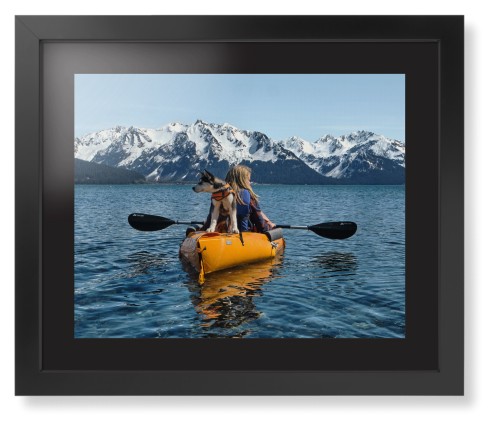Photo Gallery Landscape Framed Print, Black, Contemporary, Black, Black, Single piece, 16x20, Multicolor, multi