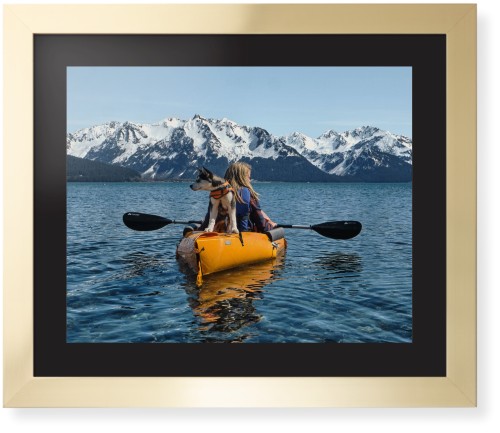 Photo Gallery Landscape Framed Print, Matte Gold, Contemporary, None, Black, Single piece, 16x20, Multicolor, multi