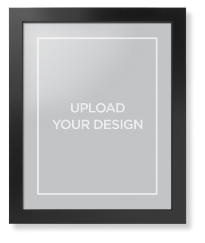 Upload Your Own Design Portrait Framed Print, Black, Contemporary, None, None, Single piece, 16x20, Multicolor