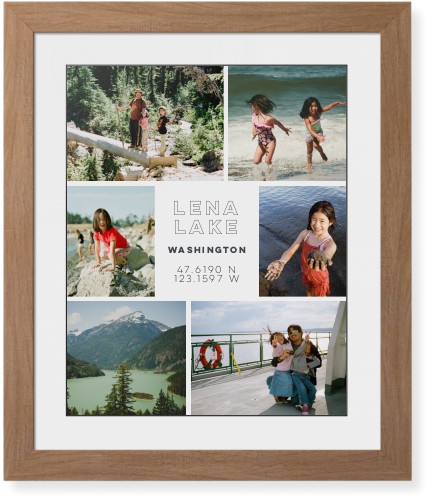 Modern Adventure Gallery Of Six Framed Print, Natural, Contemporary, Black, White, Single piece, 16x20, Multicolor, multi