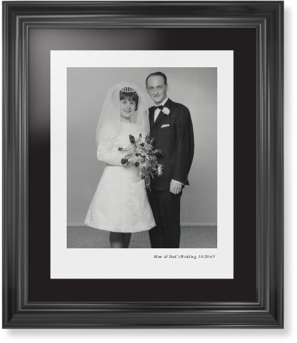 Modern Gallery of One Portrait Framed Print, Black, Classic, None, Black, Single piece, 16x20, Multicolor, multi