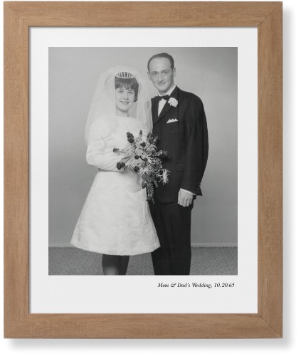 Modern Gallery of One Portrait Framed Print, Natural, Contemporary, None, None, Single piece, 16x20, Multicolor, multi