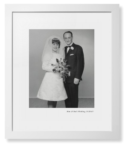 Modern Gallery of One Portrait Framed Print, White, Contemporary, White, White, Single piece, 16x20, Multicolor, multi