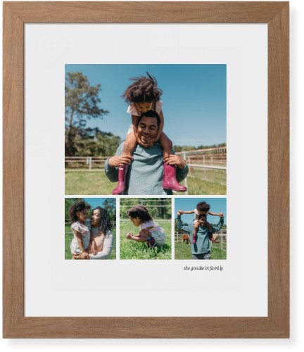 Modern Hero Gallery Of Four Portrait Framed Print, Natural, Contemporary, White, White, Single piece, 16x20, Multicolor, multi