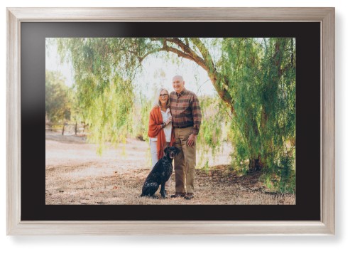 Landscape Photo Gallery Framed Print, Metallic, Modern, None, Black, Single piece, 20x30, Multicolor