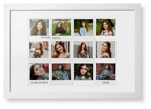 Photo Memories Framed Print, White, Contemporary, None, None, Single piece, 20x30, White, white