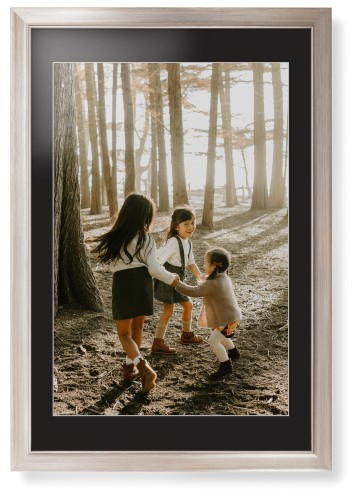 Photo Gallery Framed Print, Metallic, Modern, White, Black, Single piece, 20x30, Multicolor, multi