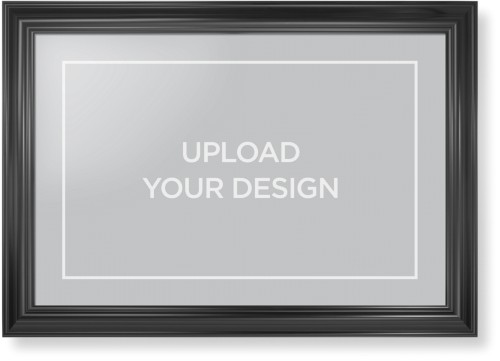 Upload Your Own Design Framed Print, Black, Classic, None, None, Single piece, 20x30, Multicolor