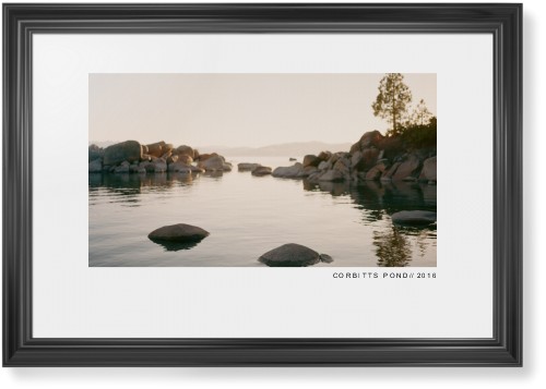 Modern Gallery Framed Print, Black, Classic, None, White, Single piece, 20x30, White