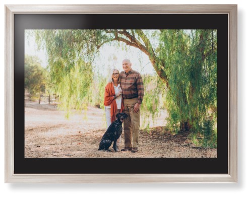 Landscape Photo Gallery Framed Print, Metallic, Modern, Black, Black, Single piece, 24x36, Multicolor, multi