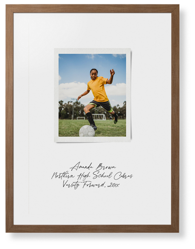 Sentimental Note Framed Print, Natural, Contemporary, None, White, Single piece, 24x36, White