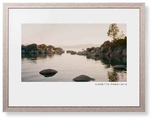 Modern Gallery Framed Print, Rustic, Modern, None, White, Single piece, 24x36, White, white